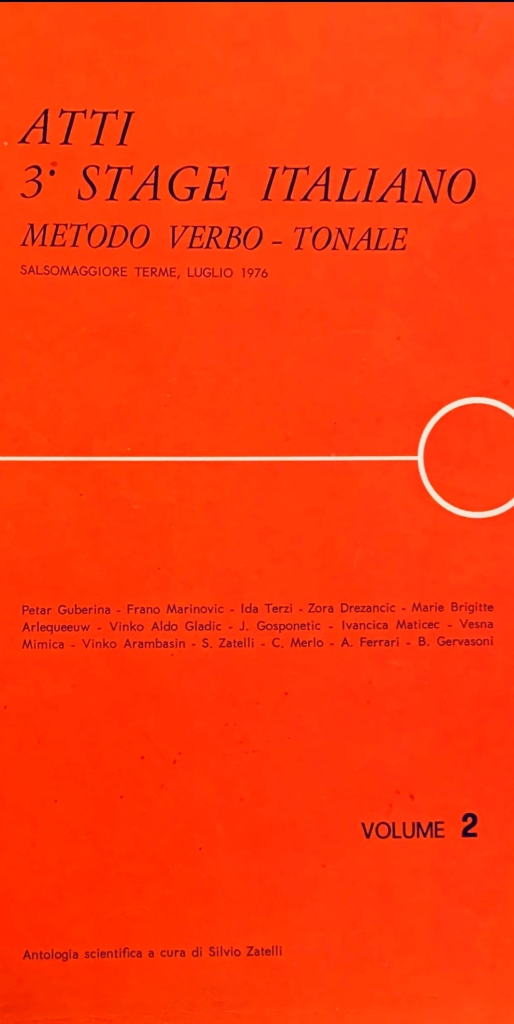 Enciclopedia vol. 2 Verbotonale Silvio Zatelli